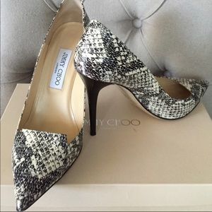 Jimmy Choo Snake Skin Pumps